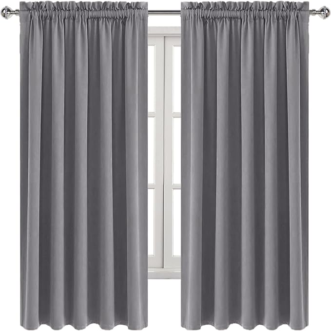 DWCN Blackout Curtains for Bedroom – Rod Pocket Thermal Insulated Noise - Image 9