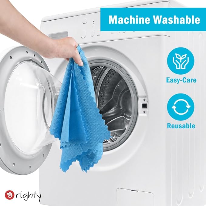 Orighty Cleaning Cloths Bulk, 150 Pack Shop Rags Reusable, Microfiber Cleaning - Image 7
