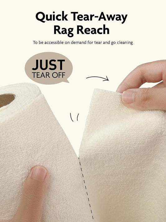 Fantasticlean Microfiber Cleaning Cloth Roll -40 Pack, Tear Away Microfiber - Image 2