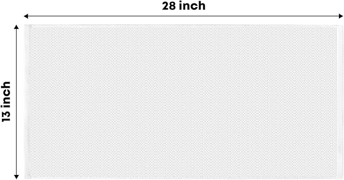 Artoid Mode 100% Cotton White Waffle Weave Kitchen Dish Cloths, 13x28 Inch - Image 6