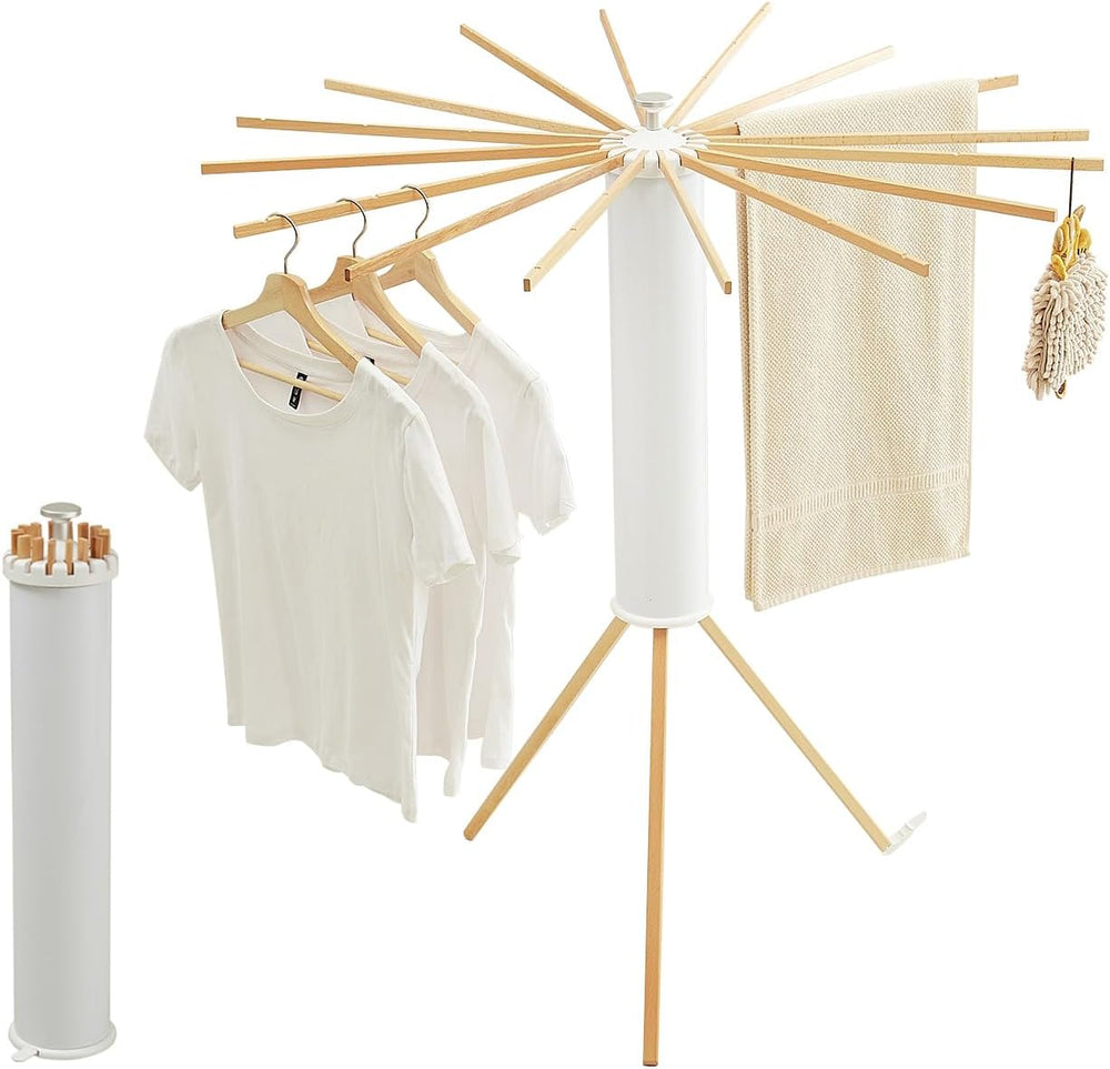 JOOM Tripod Clothes Drying Rack, Garment Rack Portable and Foldable Space