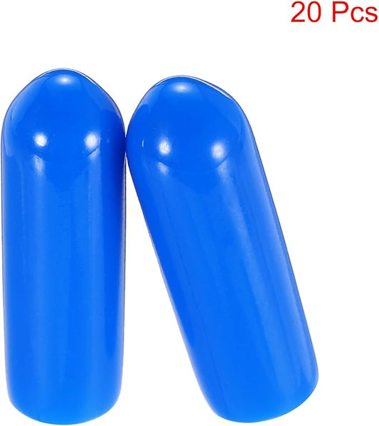 uxcell 20pcs Rubber End Caps 4mm ID Vinyl PVC Round Tube Bolt Cap Cover Screw - Image 2