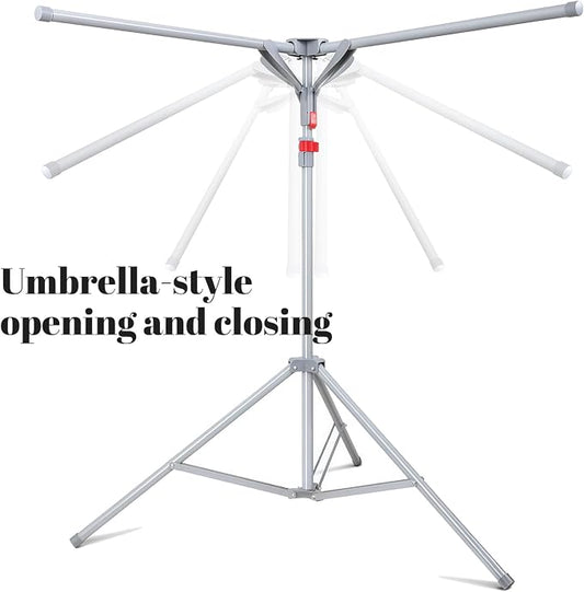 Clothes Drying Rack Foldable & Collapsible Drying Racks Large Capacity Space - Image 2