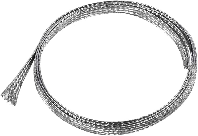 uxcell 3.3Ft - 1/8 Inch 304 Stainless Steel Sleeving Expandable Hose Cover - Image 4