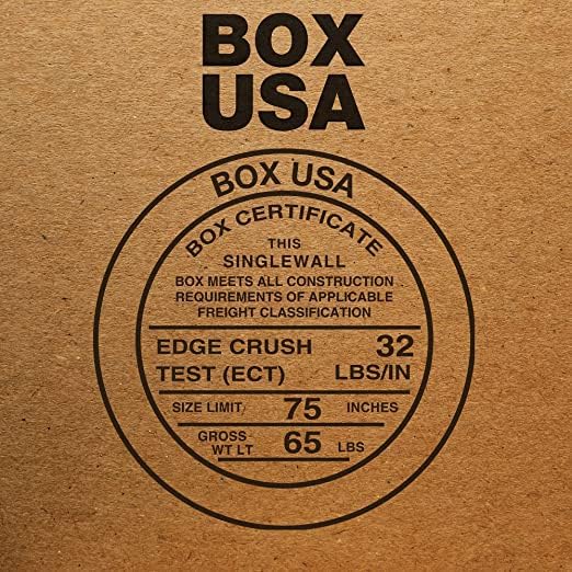 BOX USA Moving Boxes 11.125"L x 8.625"W x 1"H Medium 50-Pack |...