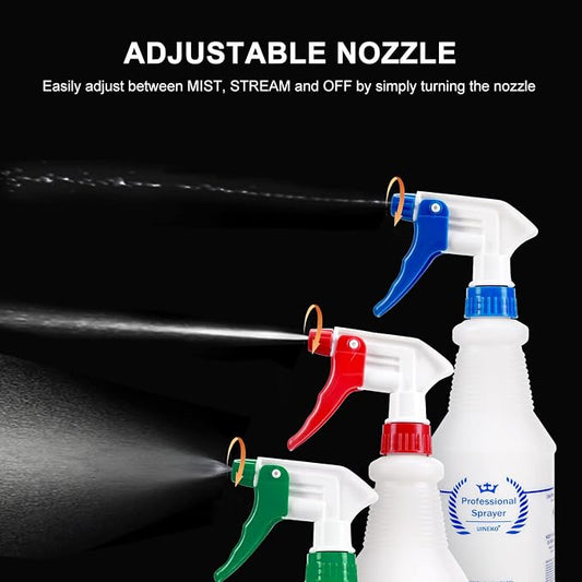 Plastic Spray Bottle Heavy Duty All-Purpose Empty Spraying Leak Proof Mist - Image 2