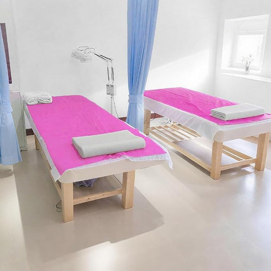 100 PCS Disposable Massage Table Sheets Spa Bed Covers 71"x31" -Non Woven - Image 2