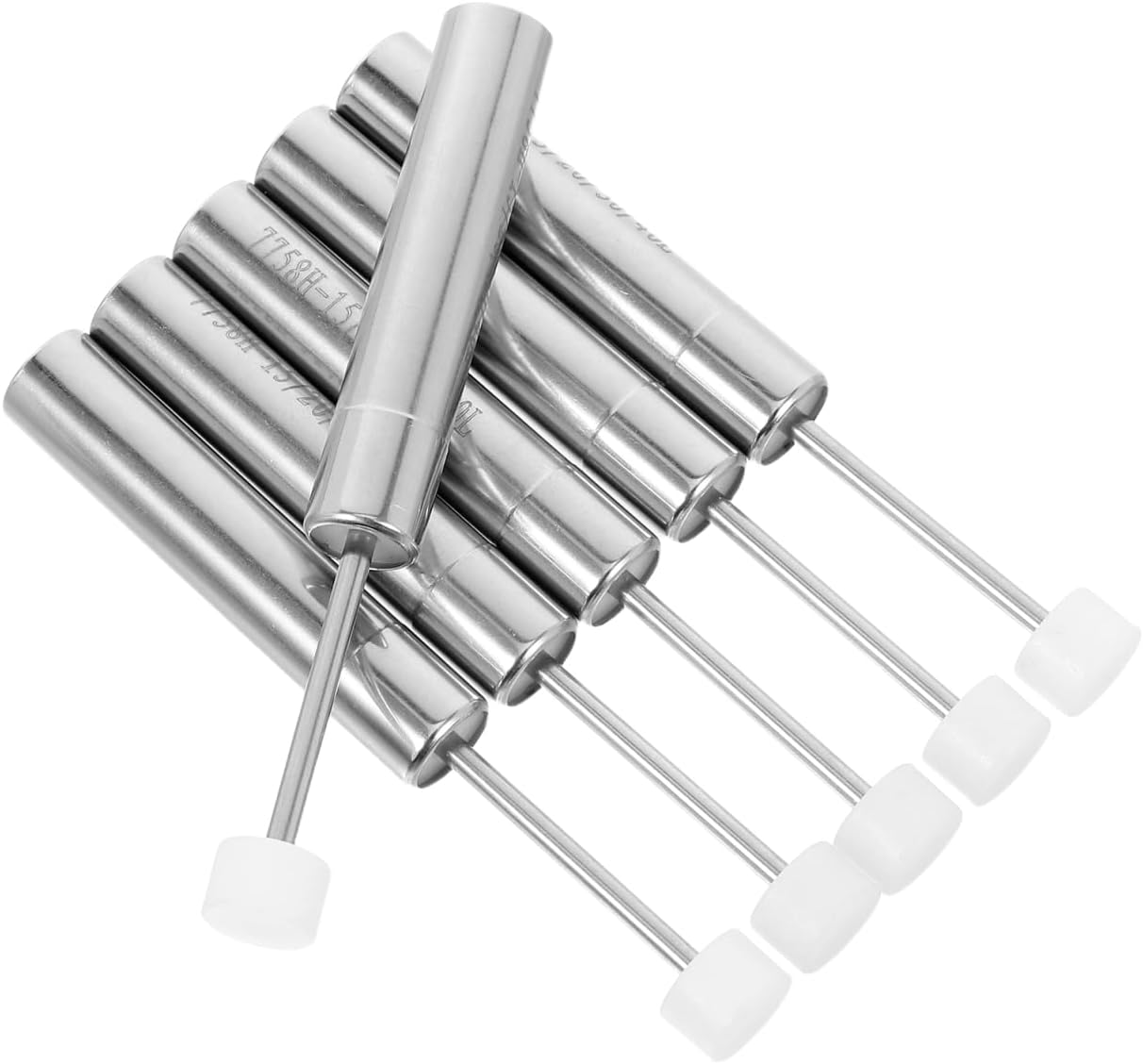 PRETYZOOM 6pcs Trash Can Lid Support Hinge Soft-Close Damper Piston Trash Can Damper Replacement for Kitchen Office Quiet Environments