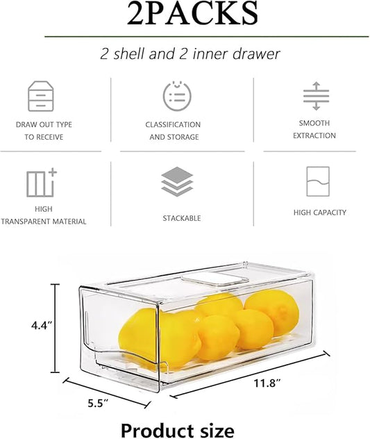 2 Pack Fruit Storage Containers - Image 2