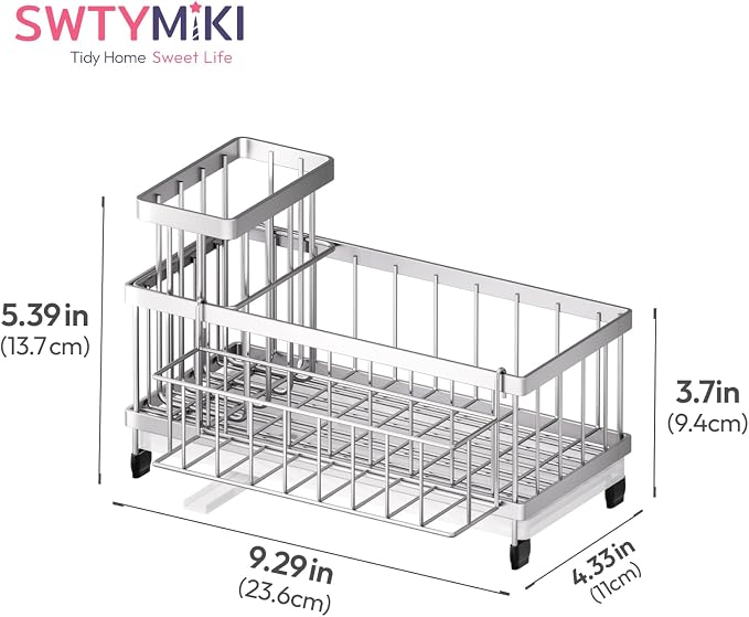 SWTYMIKI Sink Caddy Sponge Holder - Image 8