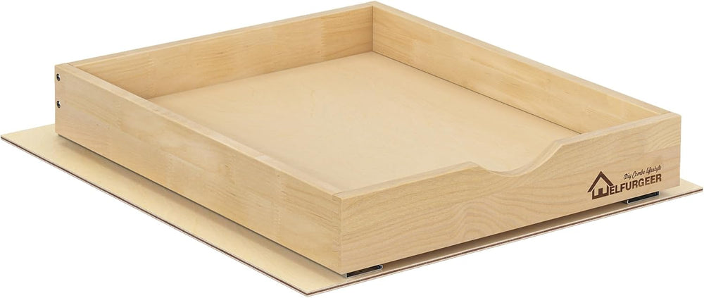 WelFurGeer Soft Close Pull Out Drawers for Cabinets, 17" W x 21" D ...