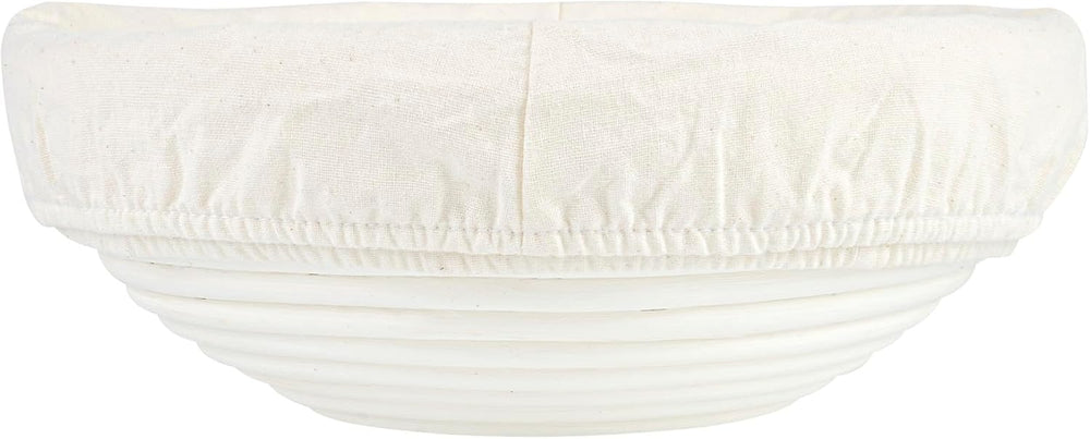 Restaurantware Round Natural Rattan Banneton Proofing Basket, 10 Pack