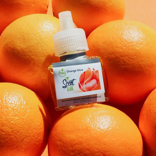 Scent Fill Orange Slice Plug in Air Freshener, Scented Oil Refills, 2 Refills + - Image 2