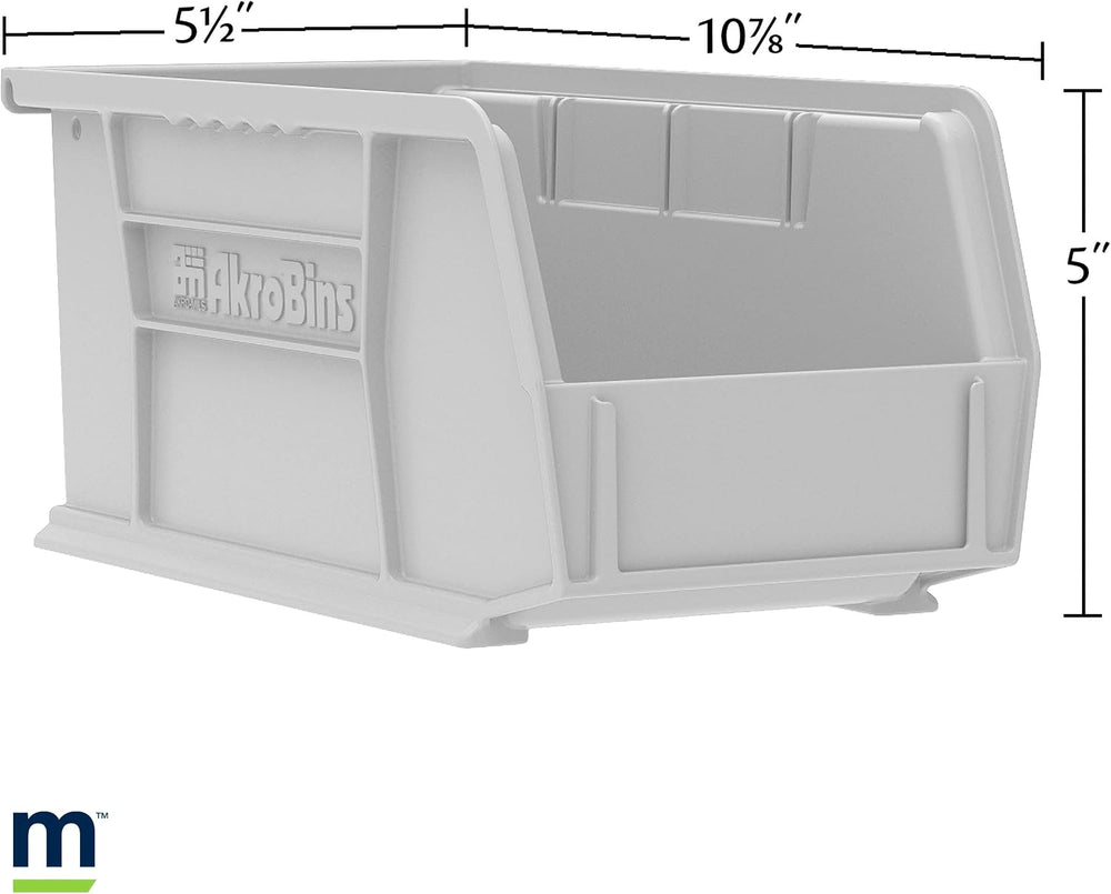 Akro-Mils Plastic Storage Bins and Dividers Bundle (30230 + 41230)