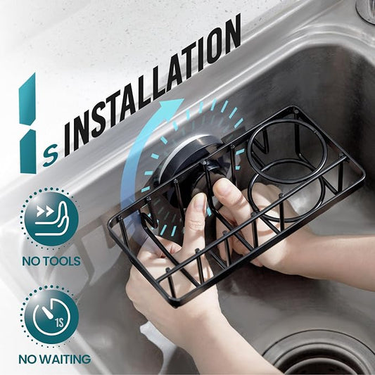 TAILI 4-in-1 Sponge Holder for Kitchen Sink - Image 2