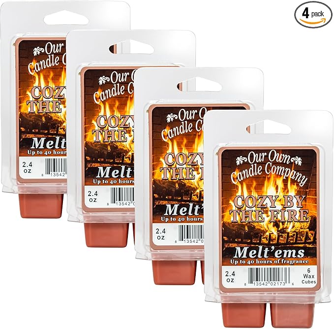 Our Own Candle Company Premium Wax Melt, Cozy by The Fire Scent, Handmade in by OurOwnCandleCompanycandles