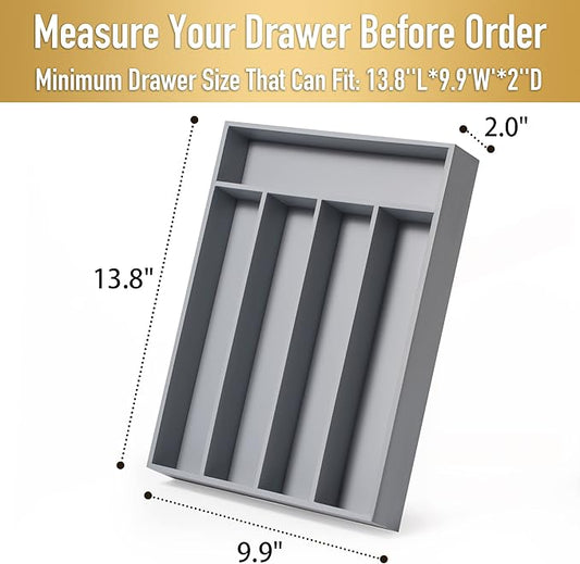 Bamboo Silverware Holder - Image 2