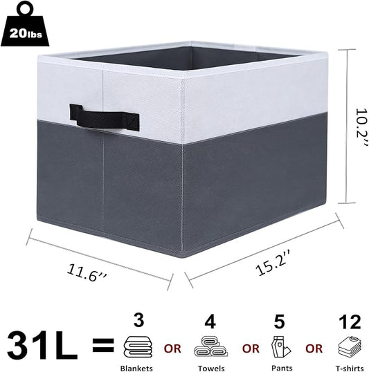 WUIKE Fabric Storage Bins, Extra Large Baskets - Image 2