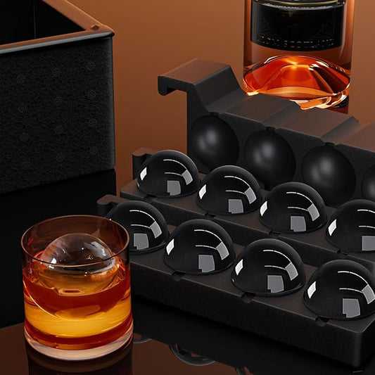 Clear Ice Ball Maker for Whiskey: FDDBI Circle Ice Cube Tray Make 2Inch Ice - Image 2