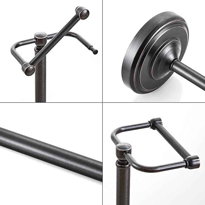 Toilet Paper Holder Stand, Oil Rubbed Bronze Toilet Paper Holder Free Standing - Image 8