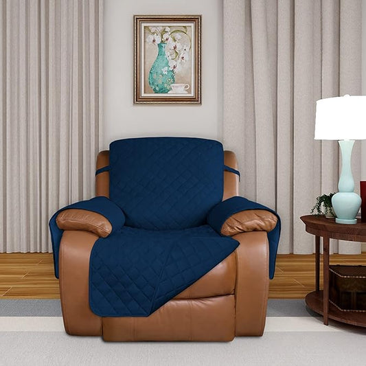 PureFit Reversible Quilted Oversized Recliner Sofa Cover, Water Resistant - Image 2