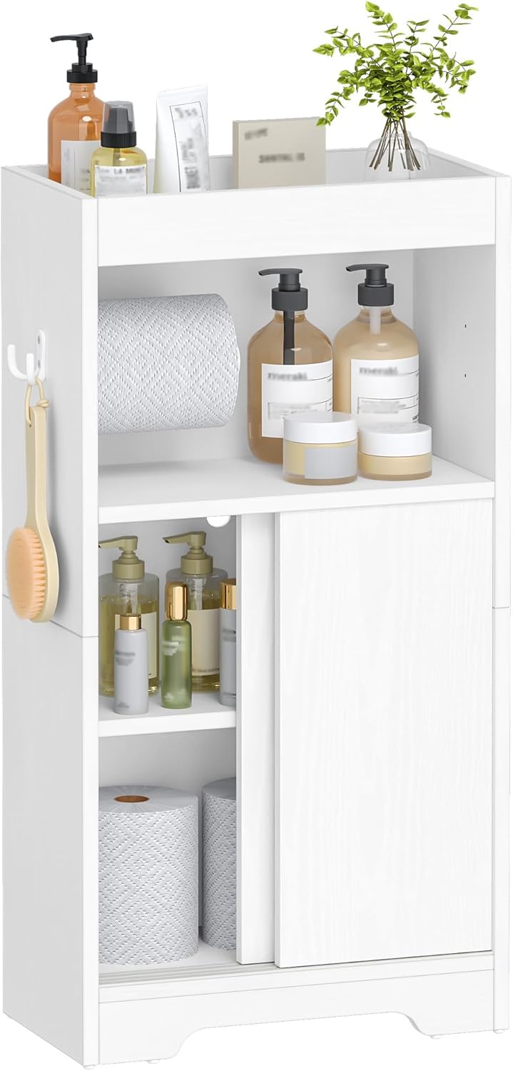 Hzuaneri Slim Bathroom Storage Cabinet, Toilet Paper Cabinet