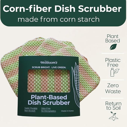 mibboom's Dish Scrubbers – Non-Scratch, Reusable Kitchen Sponges - Image 2