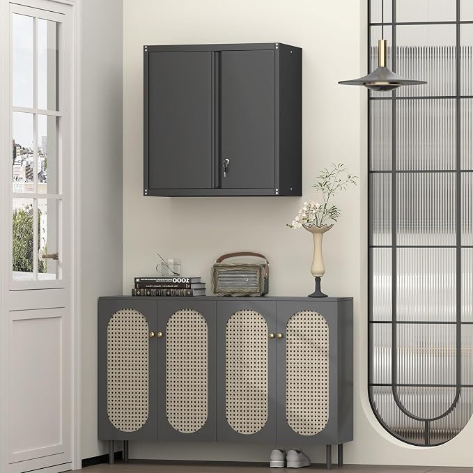 Steel Wall Cabinet, Metal Locking Wall Cabinet, Wall Hanging Metal Cabinet - Image 9