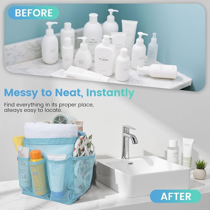Shower Caddy Portable for College Dorm Room Essentials for Girls - Image 7