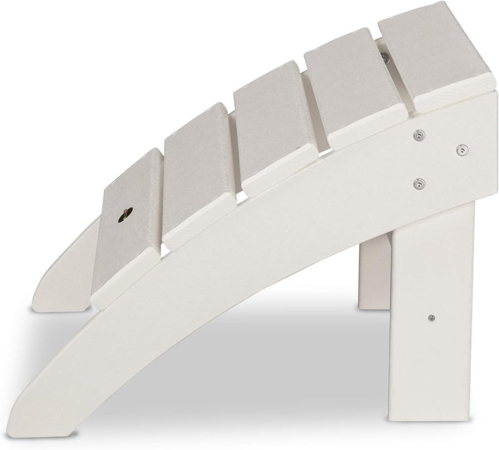 POLYWOOD® Palm Coast Ottoman, White