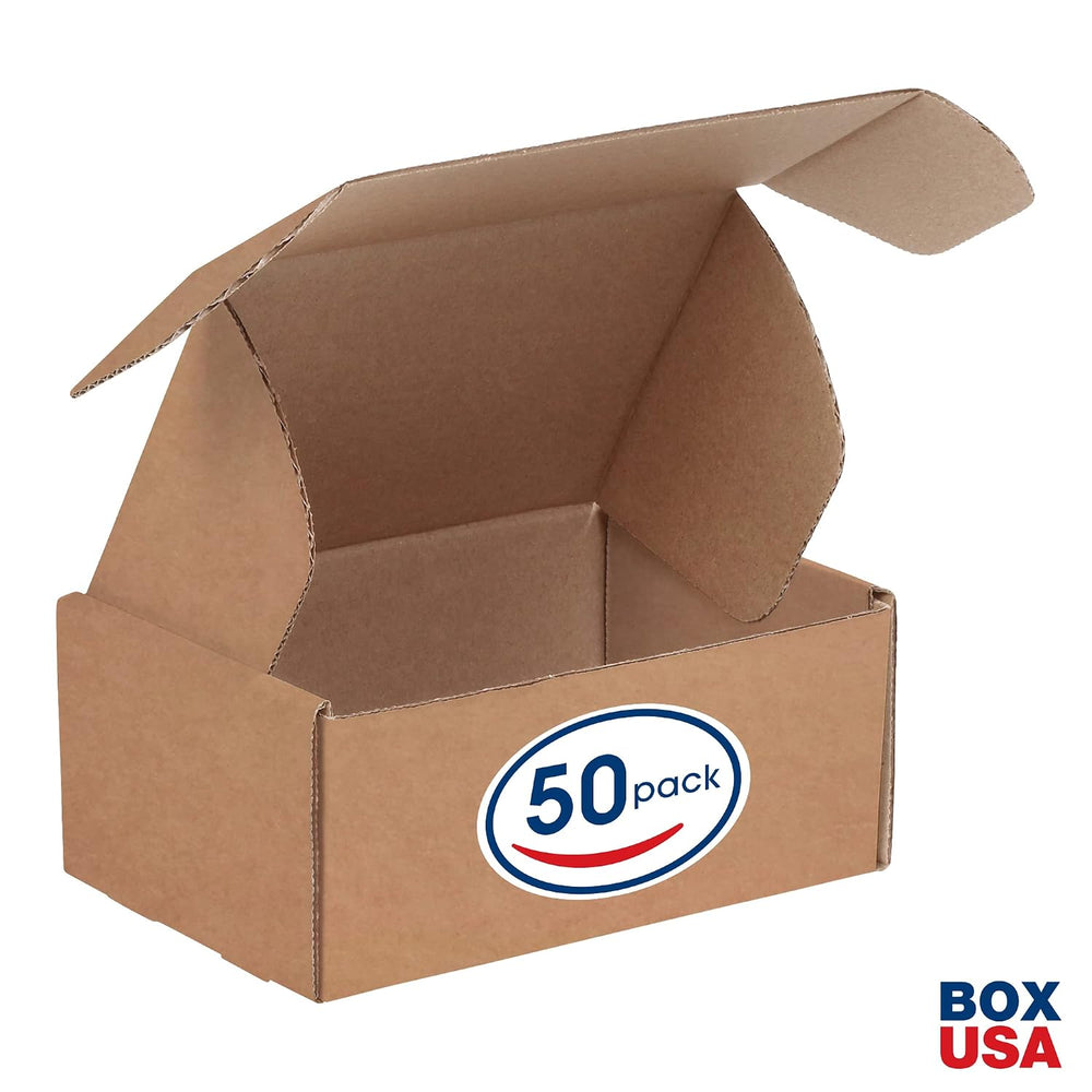 BOX USA Kraft Deluxe Literature Corrugated Cardboard Mailing Boxes, 9" x...