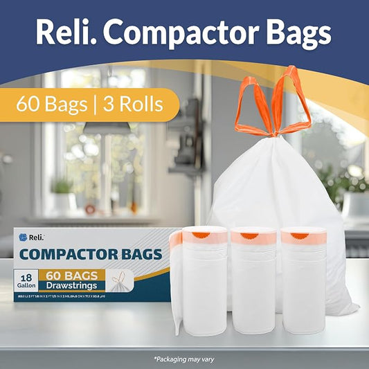 Reli. 18 Gallon Trash Compactor Bags | 2 Mil Heavy Duty | Compatible - Image 2