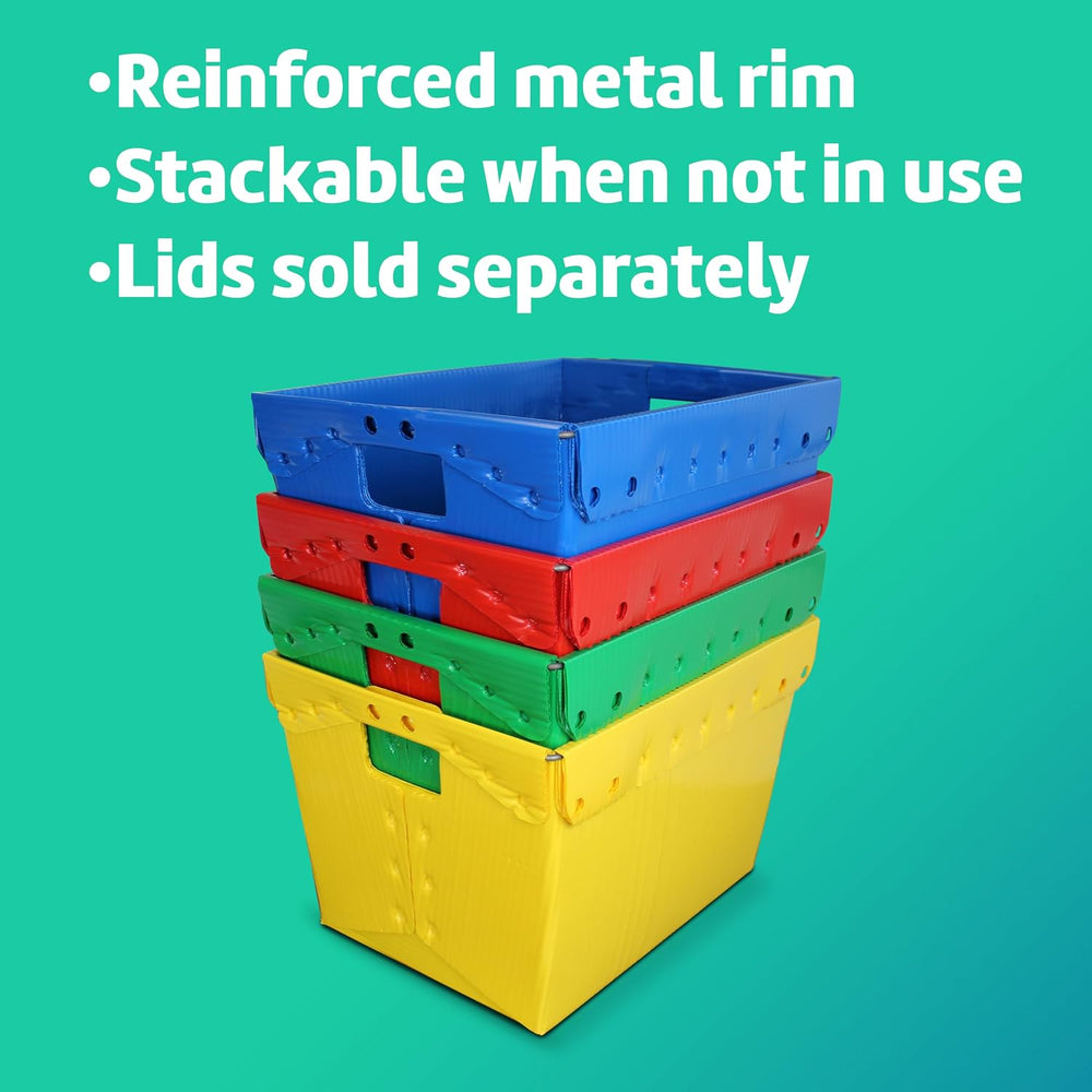 Flipside Products 18.25" x 13.25" x 11.6" Plastic Storage Post...