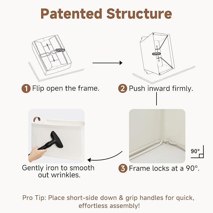 StorageWorks 45L Extra Large Fabric Storage Bins - Image 7