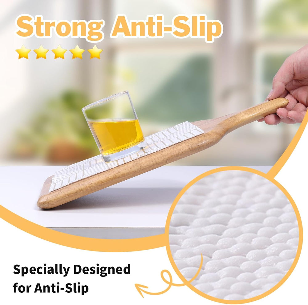 Shelf Liners for Kitchen Cabinets Non Adhesive Shelf Liner Paper Non-Slip Thi...