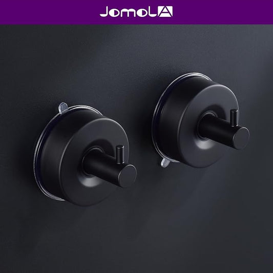 JOMOLA Stainless Steel Bathroom Suction Hooks - Image 2
