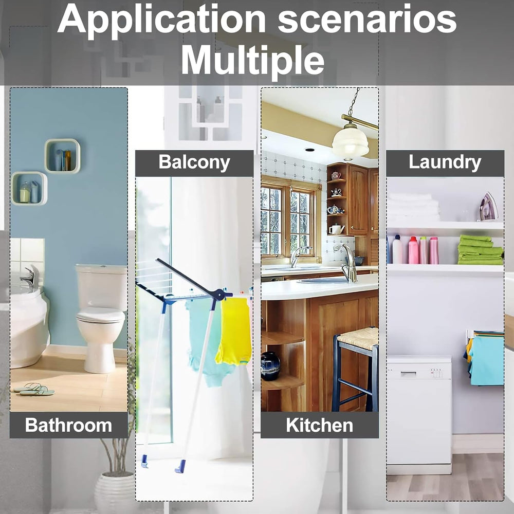 Narrow Tall Floor Cabinet for Bathroom, Vertical Storage Unit with 4 Clear Dr...