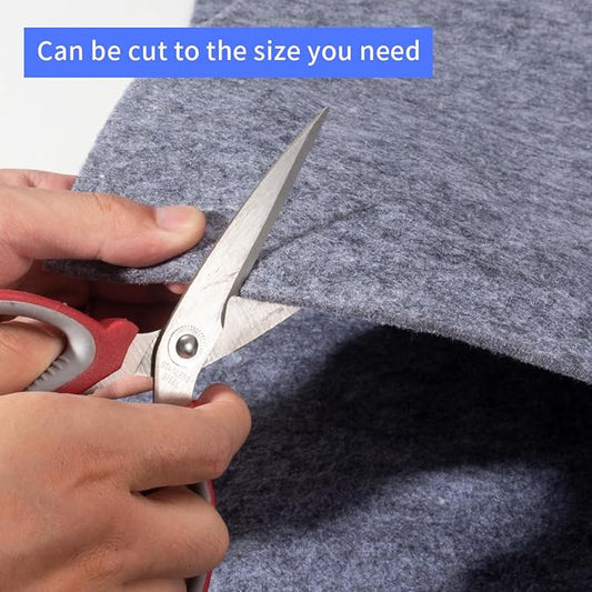 Extra Large Area Rug Cushioned Carpet Pad, 6x9 Ft, Thick Felt Pad - Image 2