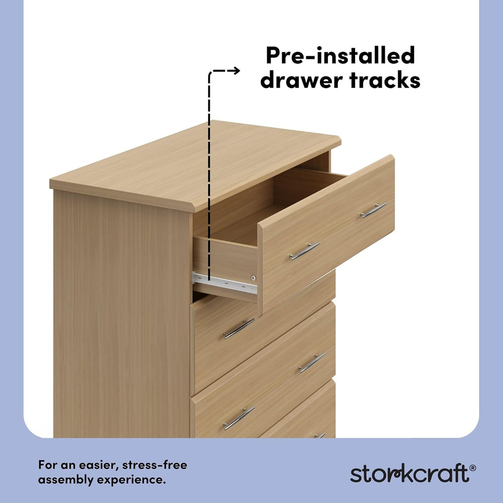 Storkcraft Brookside 4 Drawer Chest, Driftwood