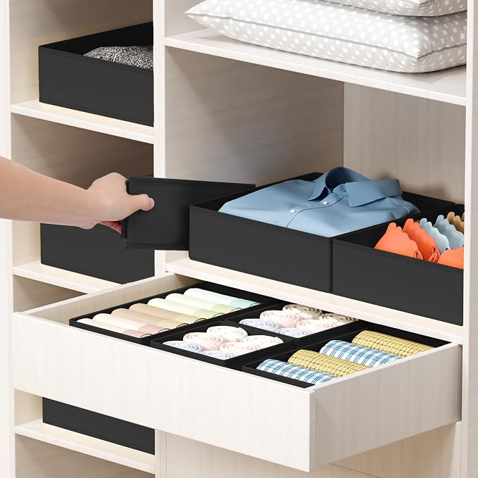 DIMJ Drawer Organizer Clothes - Image 7