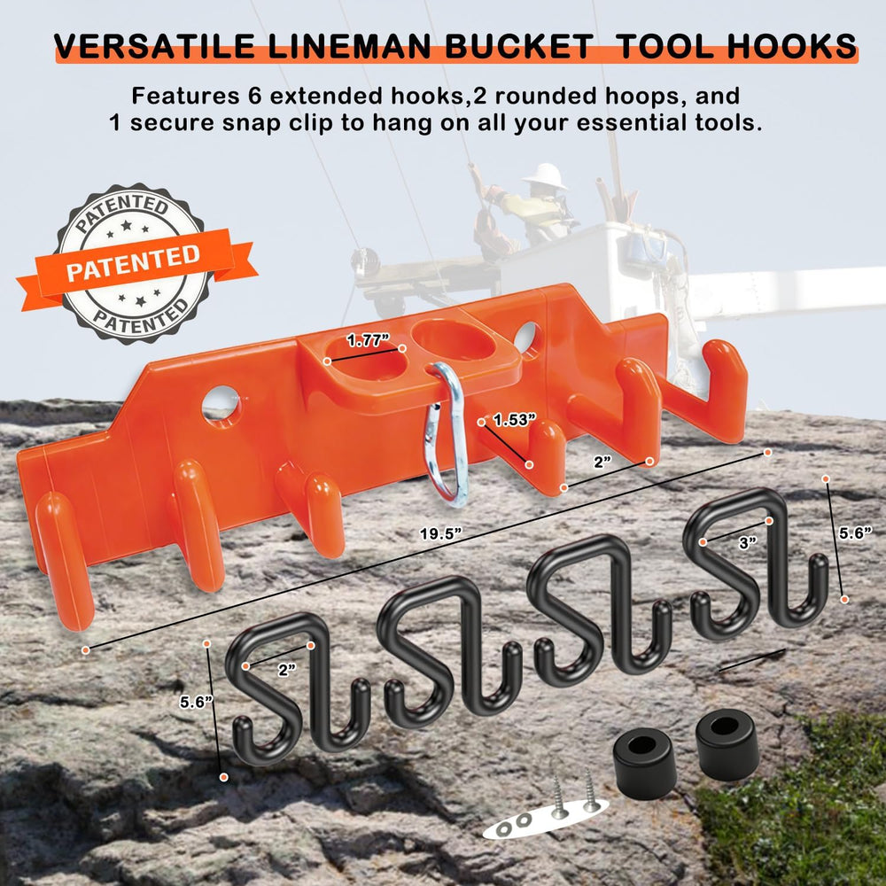 Lineman Tool Board, Bucket Truck Hook Organizer, Bucket Truck Accessories for...