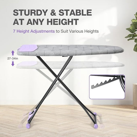 APEXCHASER Ironing Board with Iron Rest, Compact and Space Saver Iron Board - Image 2