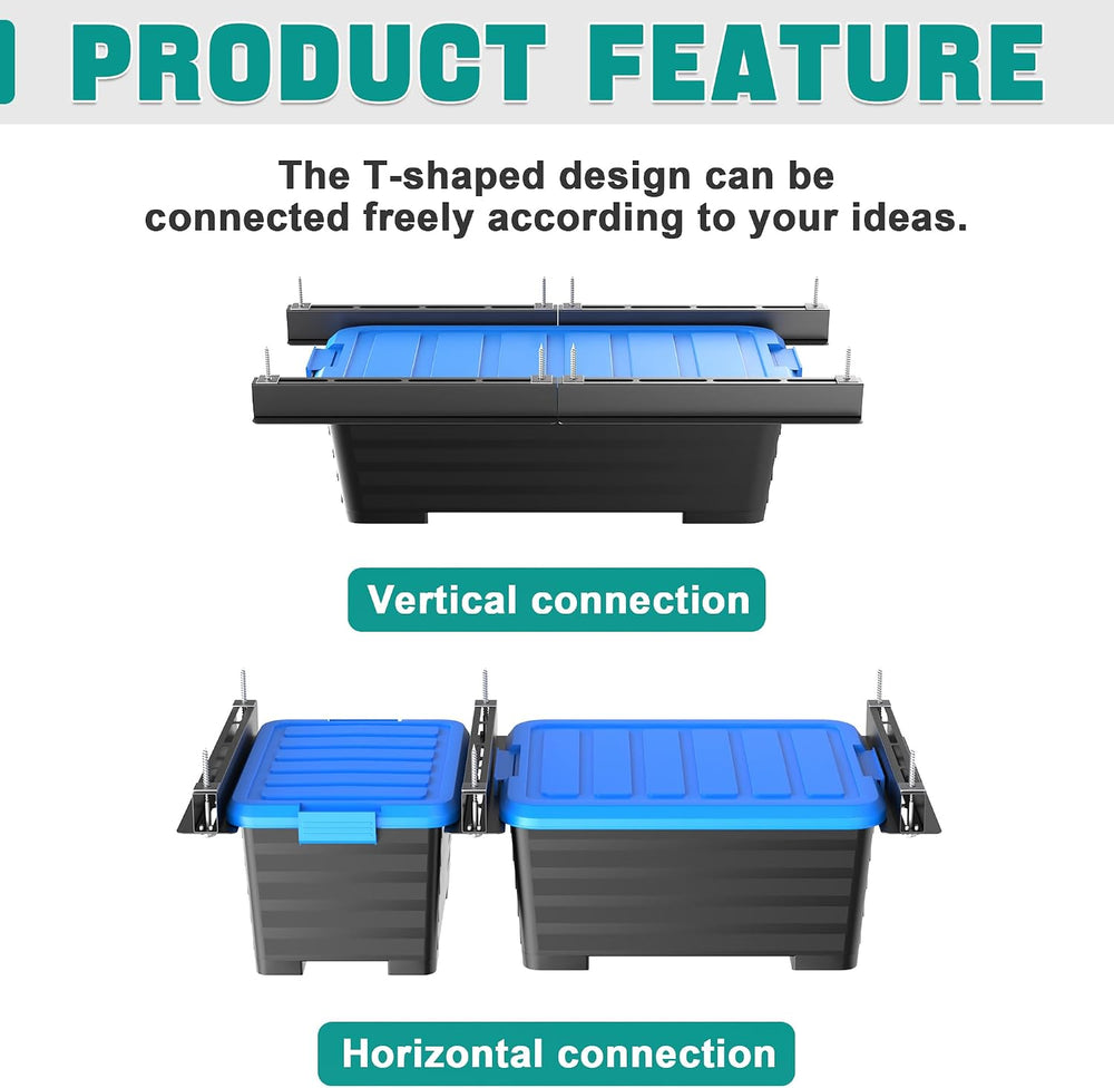 EVERHANGER Ceiling Storage Rack, Heavy Duty Overhead Storage Rack