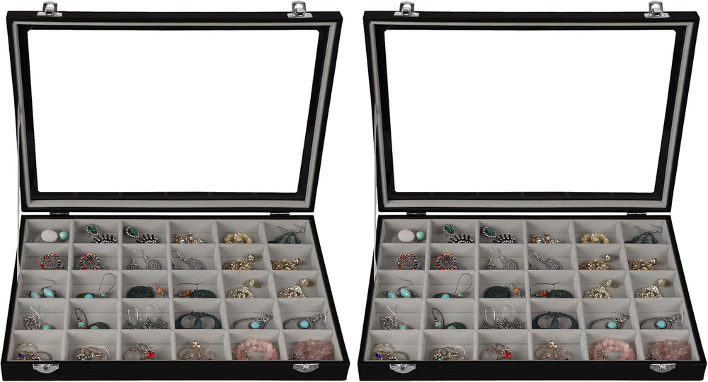 Stratalife Jewelry Organizer Earring Holder Jewelry Tray Earring Storage Orga...