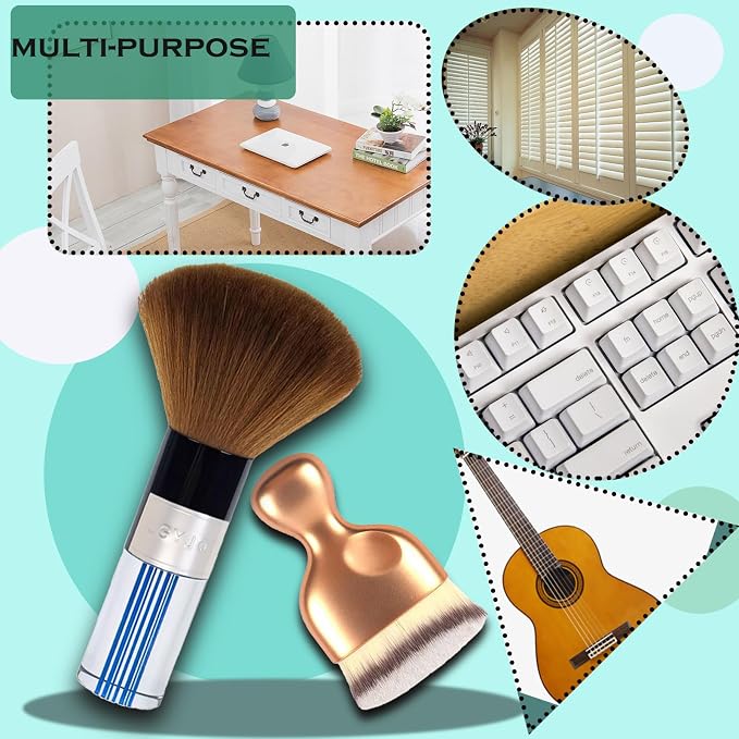 Car Interior Dusting Brush Auto Dust Sweeping Soft Detail Brush Mini Dash Duster - Image 6