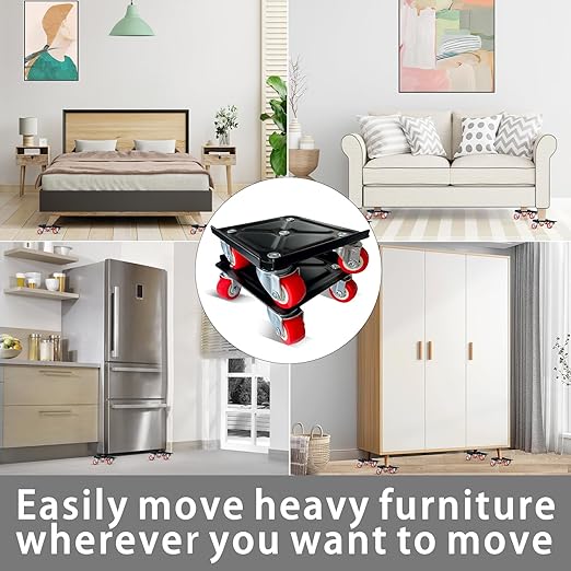 Furniture-Dolly-Furniture-Movers with-5-Wheels, Furniture Sliders Lifters Tool - Image 6