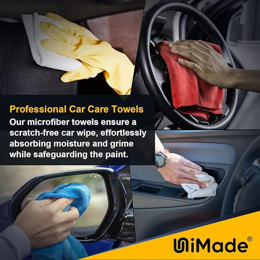 Shop Towels, 24 Pack Commercial Grade Shops Rags Microfiber Towel - Image 2
