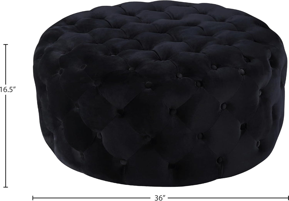 Meridian Furniture Addison Collection Modern | Contemporary Velvet Upholstere...