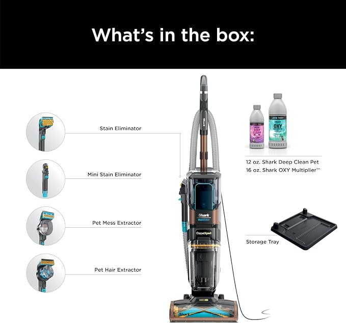 Shark CarpetXpert HairPro with StainStriker, Upright Carpet, Area Rug & - Image 10
