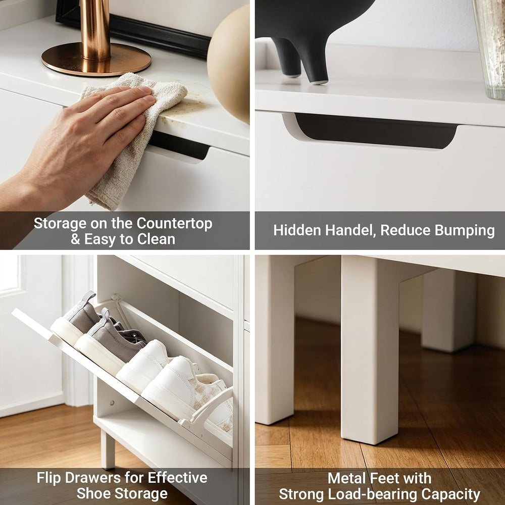 Haotian Slim Shoe Cabinet Entryway
